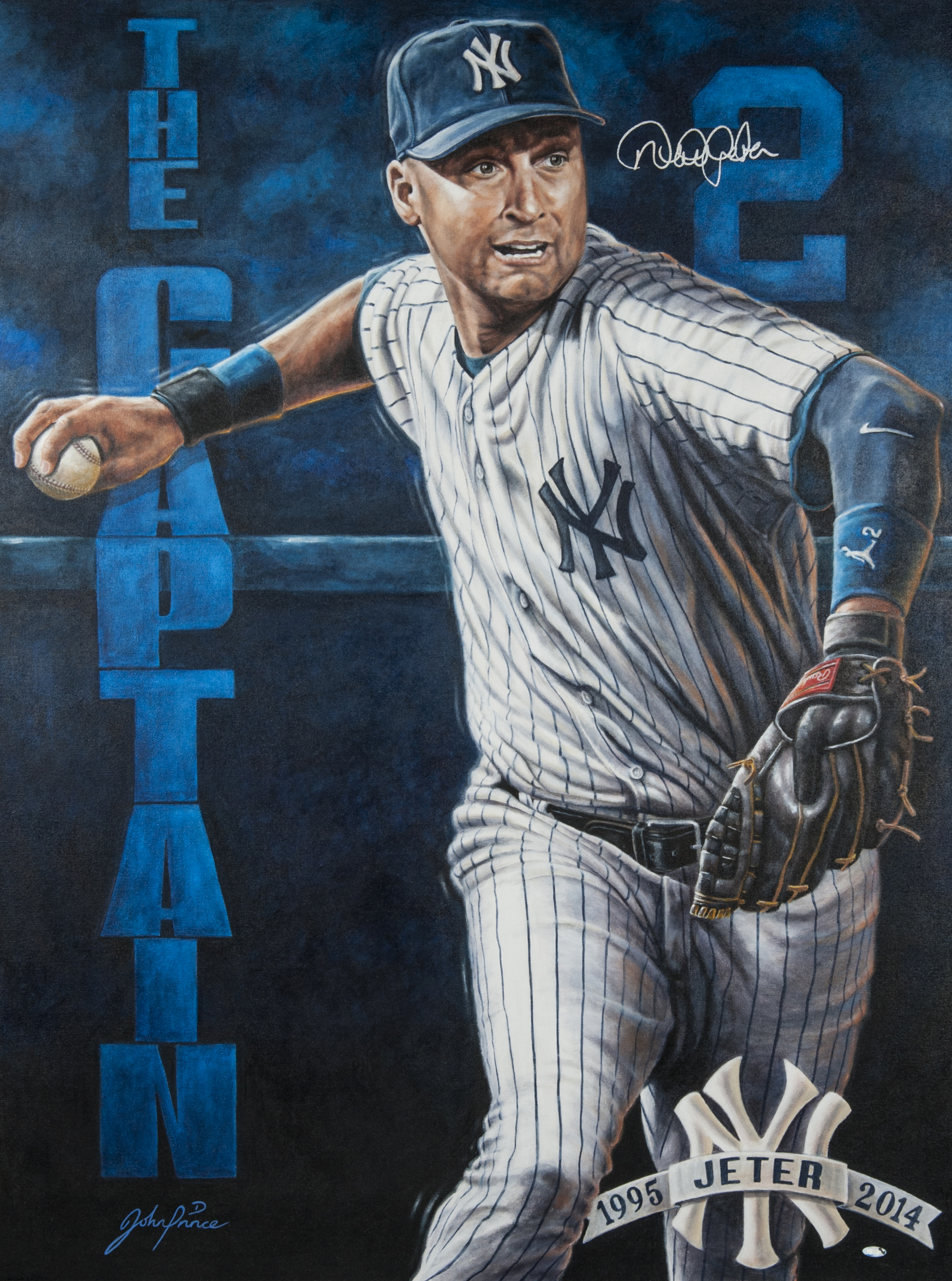 1975x2657 Lot Detail - Derek Jeter Painting
