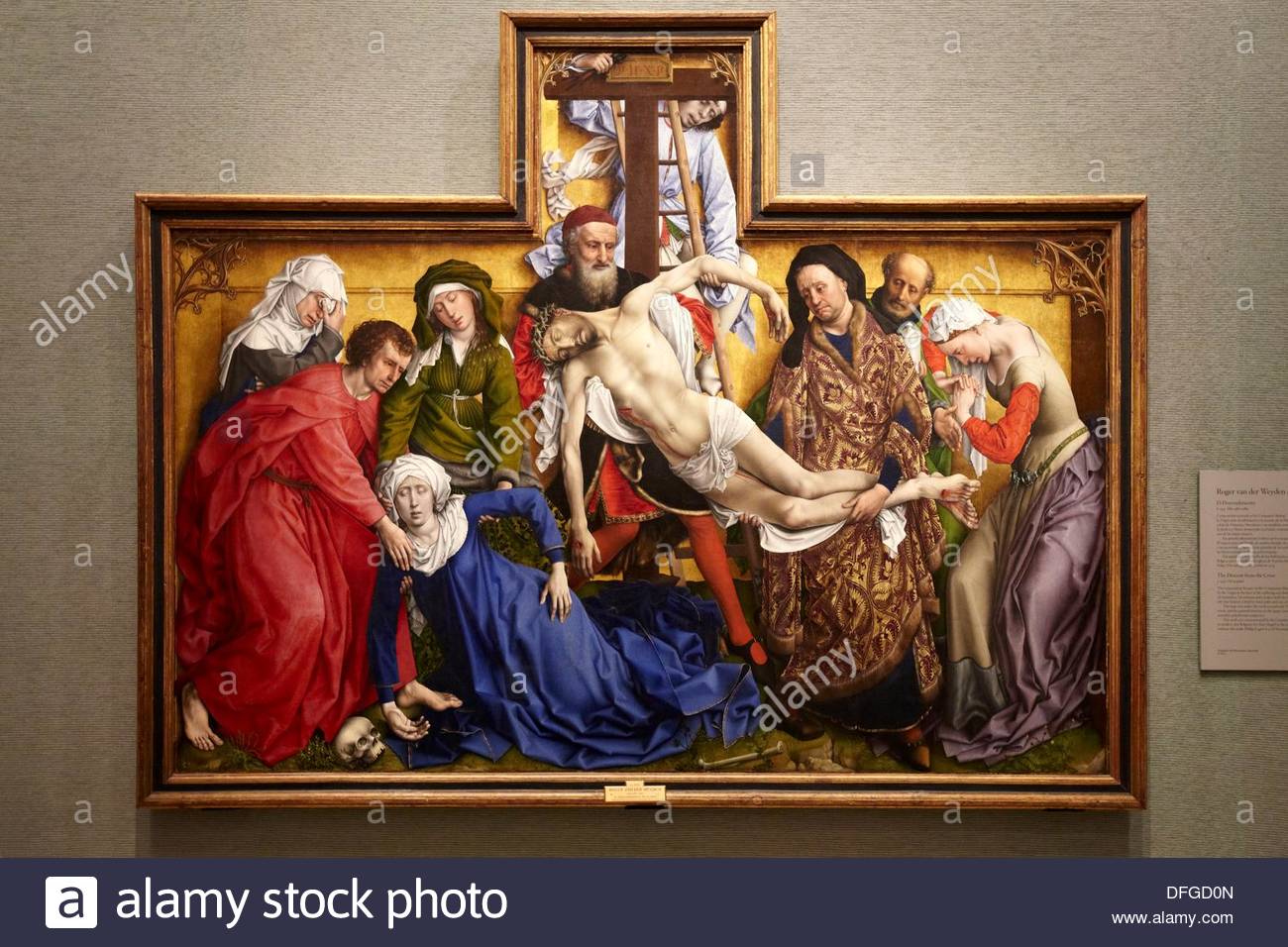 1300x956 Descent From The Painting By Roger Van Der Weyden, Prado - Descent From The Cross Painting