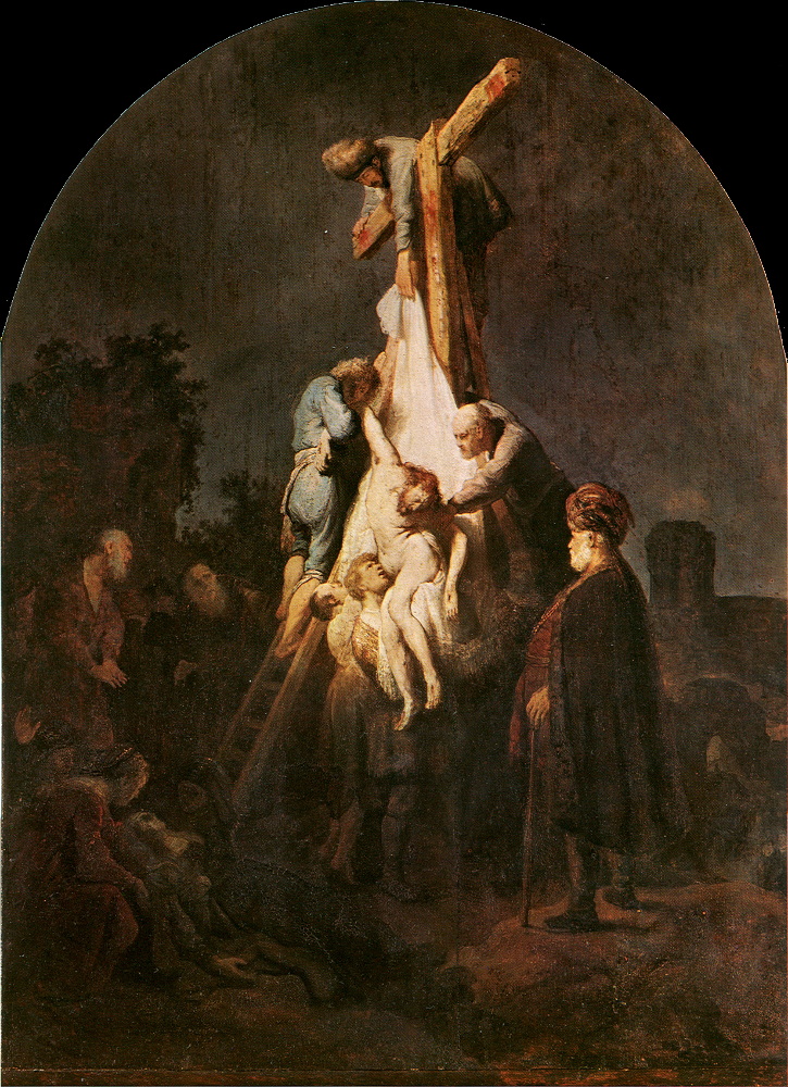 725x1000 Rembrandt Harmensz. Van Rijn The Descent From The Cross - Descent From The Cross Painting
