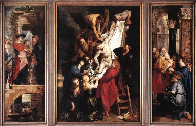 750x483 Descent From The Cross, 1612 - Descent From The Cross Painting
