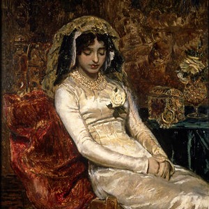 300x300 Artwork By Antonio Degrain - Desdemona Painting