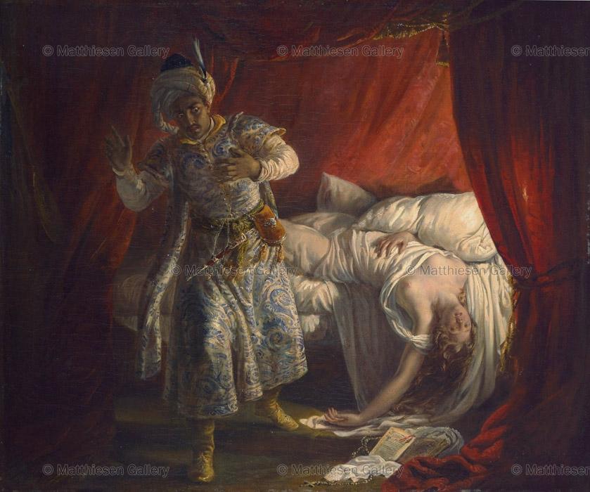 839x700 Work Of Art Othello And Desdemona - Desdemona Painting