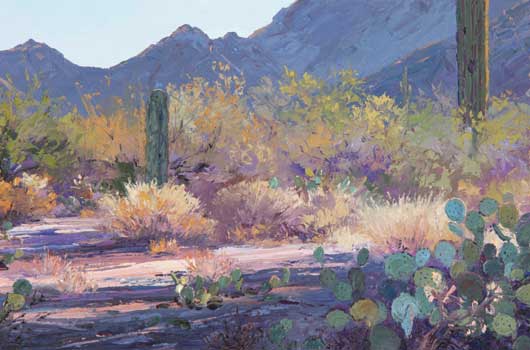 530x350 Carol Swinney A Feel For The Land - Desert Landscape Painting