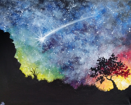 500x403 Bertucci's Columbia 09252018 Paint Nite Event - Desert Night Painting