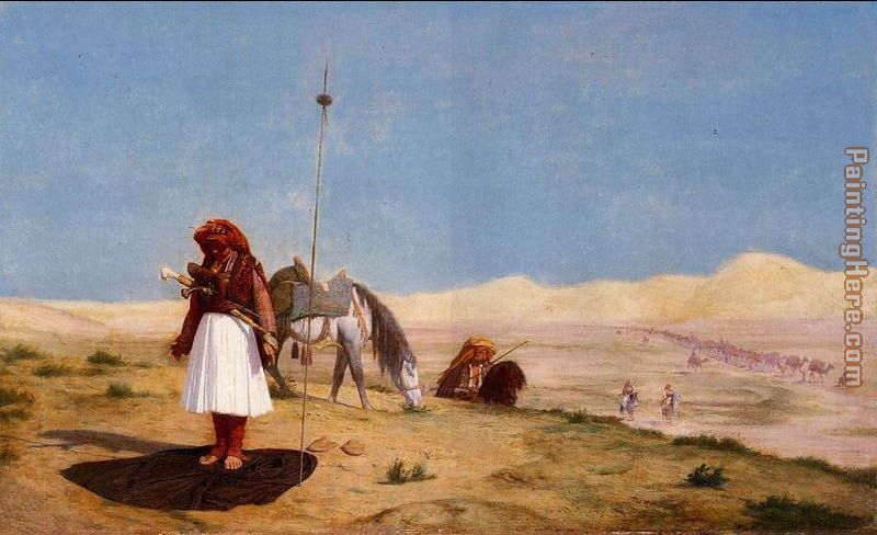 800x488 Jean Leon Gerome Prayer In The Desert Painting Anysize 50% Off - Desert Painting