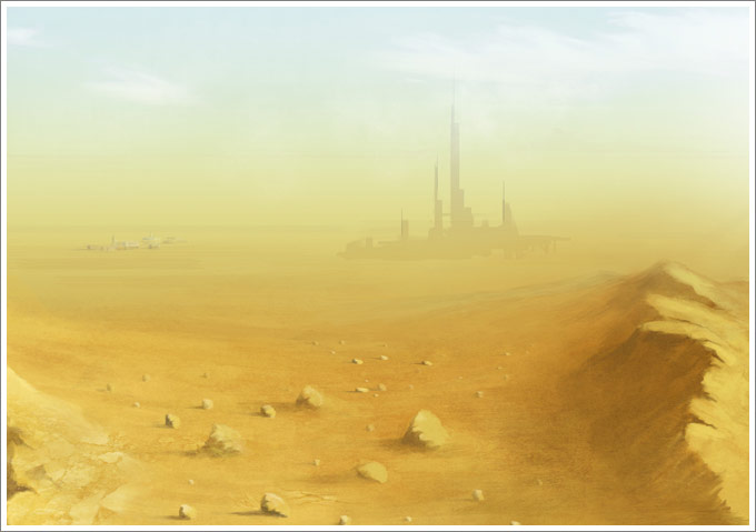 680x479 Digital Painting Tutorial Desert Superstructure Stay In Wonderland - Desert Sand Painting