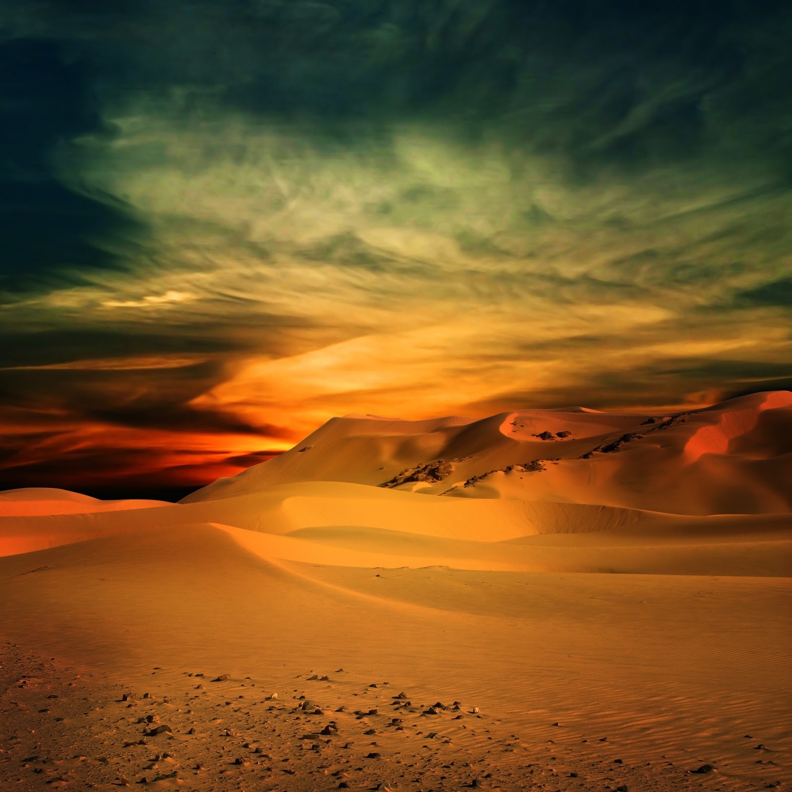 1600x1600 Shifting Sands Naziyah Mahmood - Desert Sand Painting