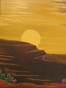 225x300 Desert Sand Paintings - Desert Sand Painting