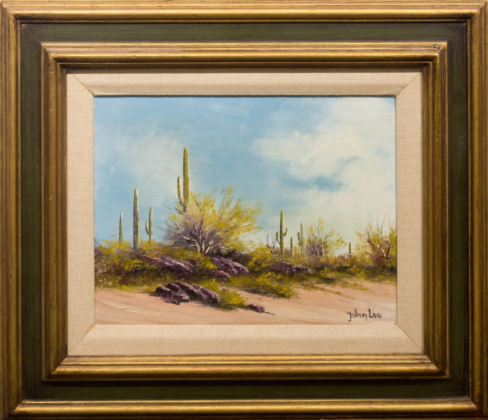 1600x1379 Jack's Antique Art Decorates Life Fine Art Collectibles - Desert Scene Painting
