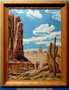 236x308 Paint By Numbers Paintings Found - Desert Scene Painting