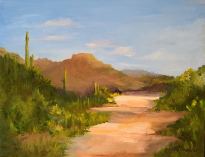 404x309 Southwest - Desert Scene Painting