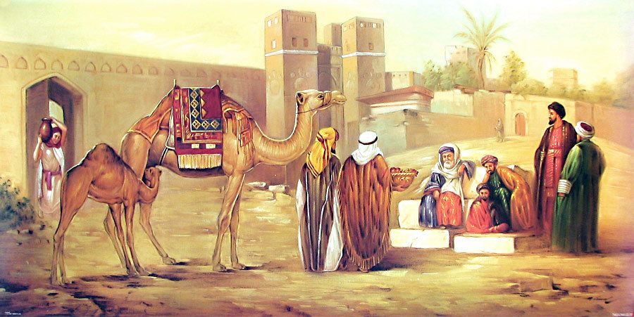 900x451 Desert Scene - Desert Scene Painting