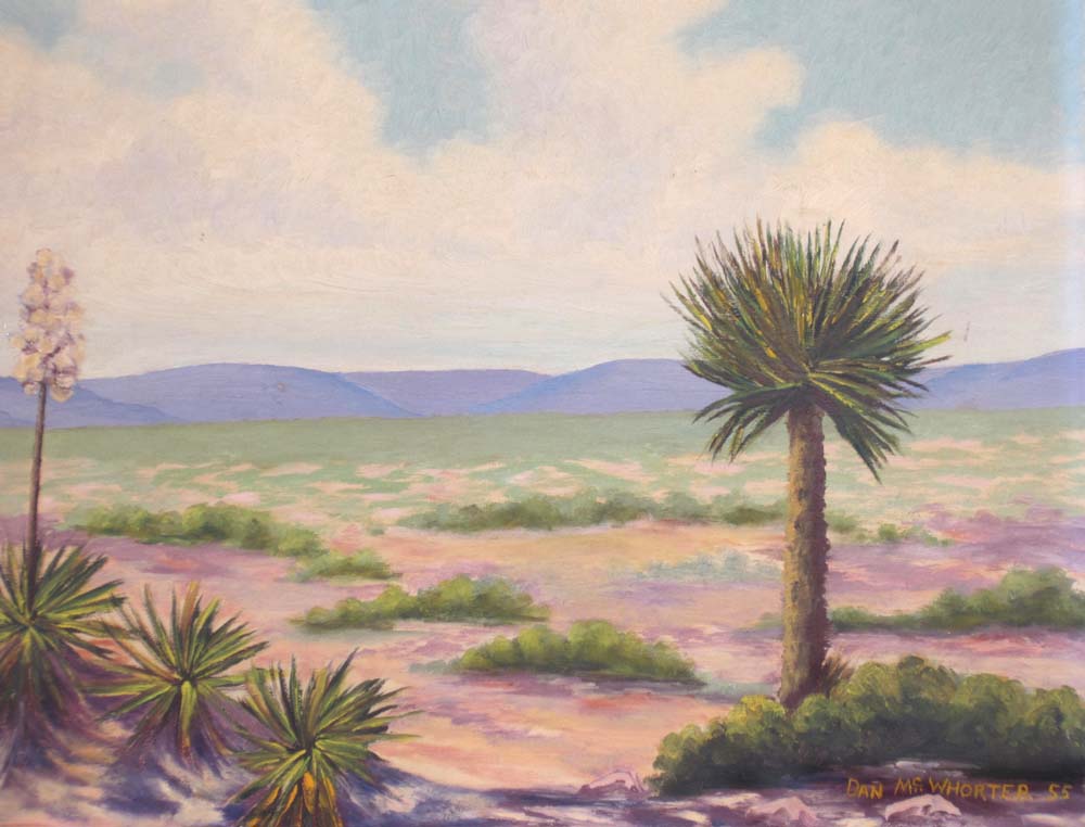 1000x762 Desert Scene My Texas Mornings - Desert Scene Painting