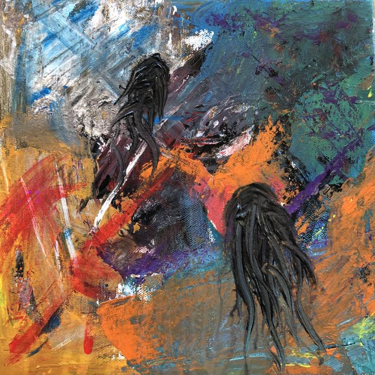 770x770 Saatchi Art Abstract Acrylic Painting - Desire Painting