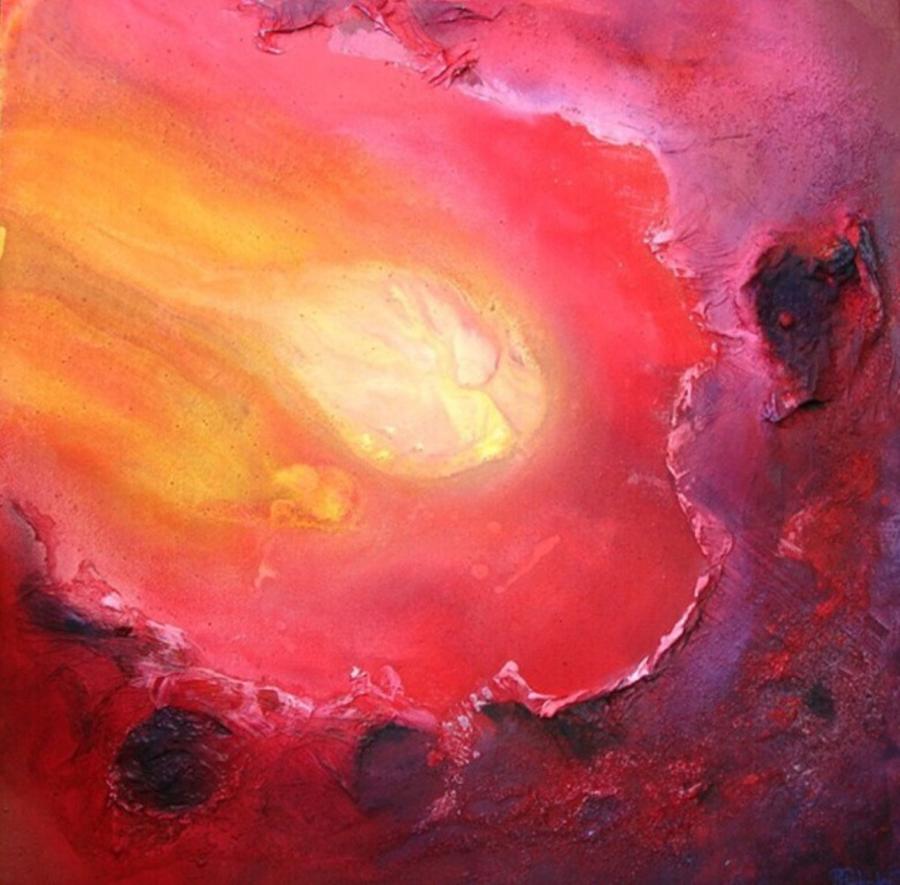 900x885 Burning Desire Painting By Robert Furbacher - Desire Painting