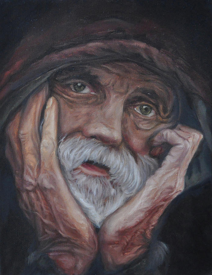695x900 Despair Painting By Tahirih Goffic - Despair Painting