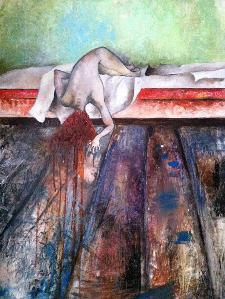 770x1024 Saatchi Art Despair Painting By Amy Fuks - Despair Painting