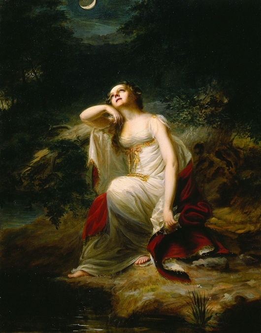 530x676 Despair Painting Samuel Lovett Waldo Oil Paintings - Despair Painting