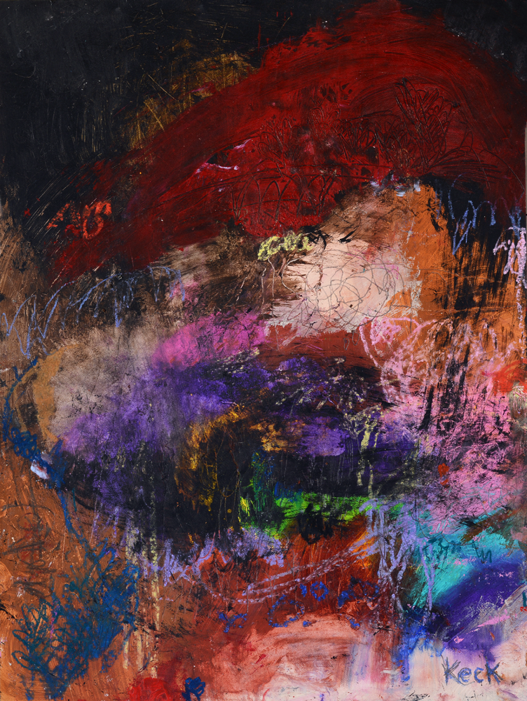 752x1000 Original Abstract Art Gallery Michel Keck - Destiny Painting