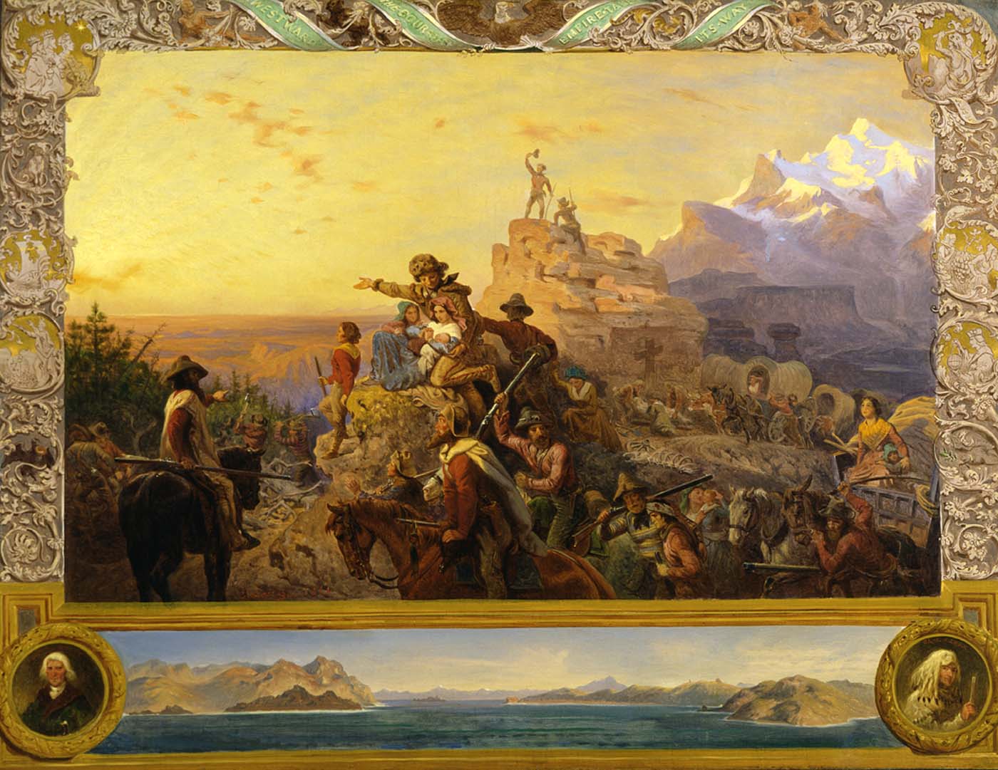 1400x1081 America's Manifest Destiny The American Experience In The Classroom - Destiny Painting