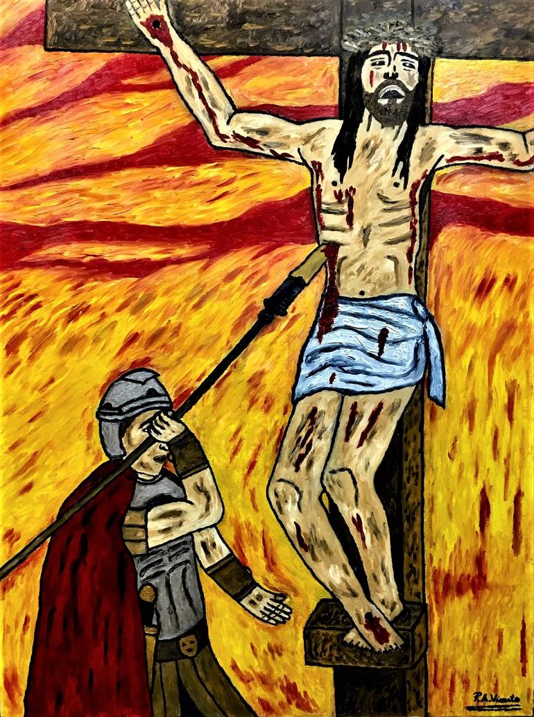 770x1033 Saatchi Art The Spear Of Destiny Painting By Pedro Antonio - Destiny Painting