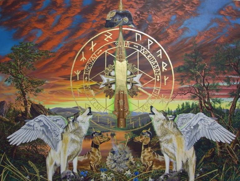 770x581 Saatchi Art The Spear Of Destiny Painting By Alexander Heaton - Destiny Painting