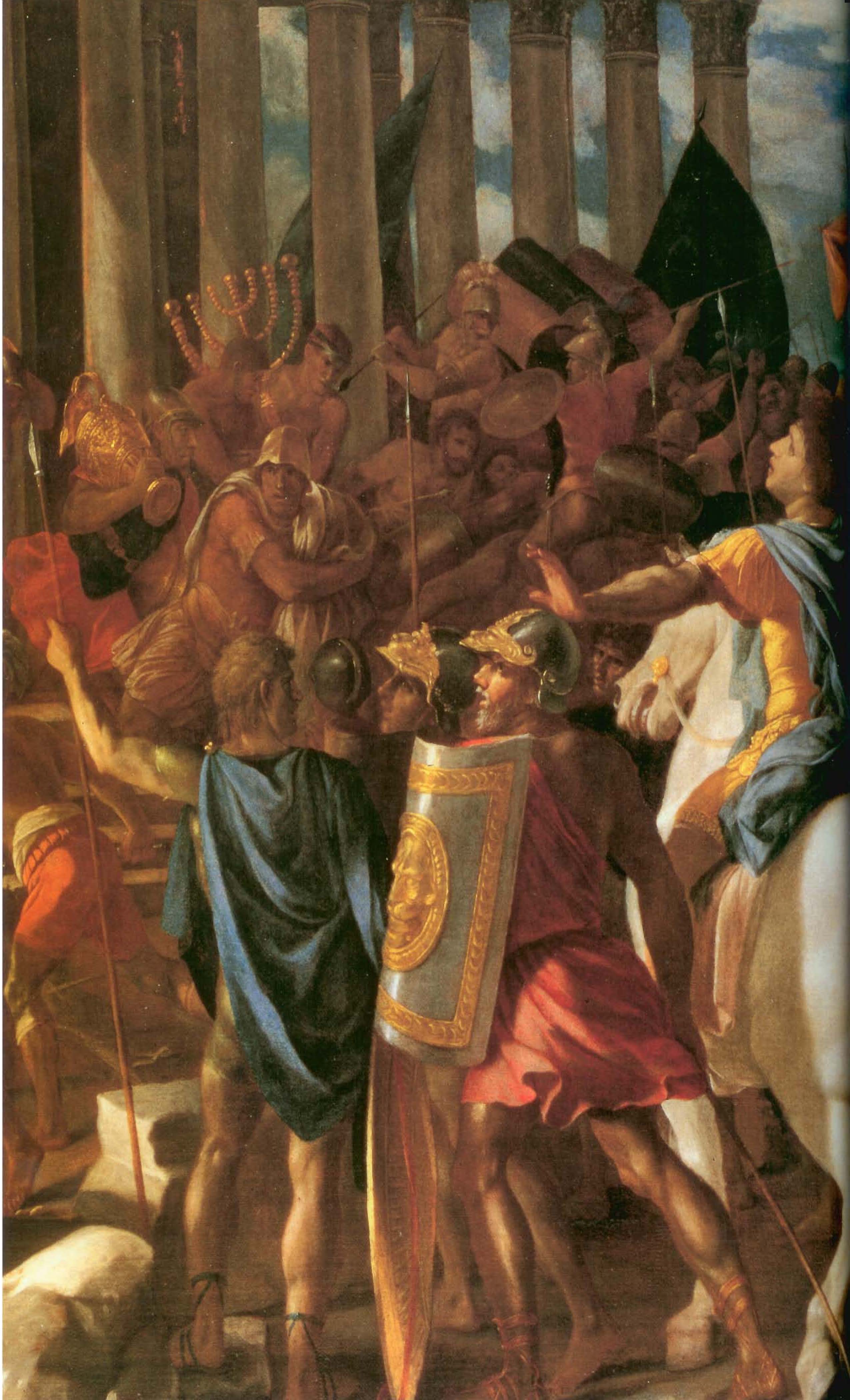 2550x4200 Nicolas Poussin's Destruction Of Jerusalem Center For Online - Destruction Of Jerusalem Painting
