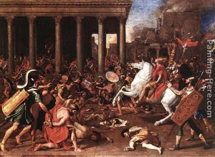 720x525 Nicolas Poussin The Destruction Of The Temple - Destruction Of Jerusalem Painting