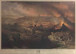 300x214 Siege And Destruction Of Jerusalem - Destruction Of Jerusalem Painting