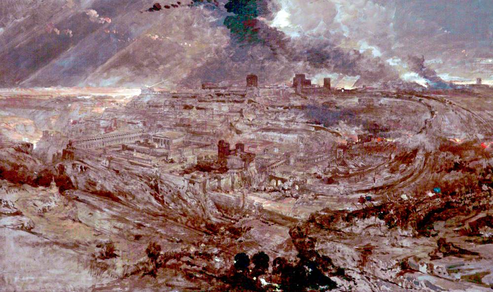 Destruction Of Jerusalem Painting At PaintingValley.com | Explore ...