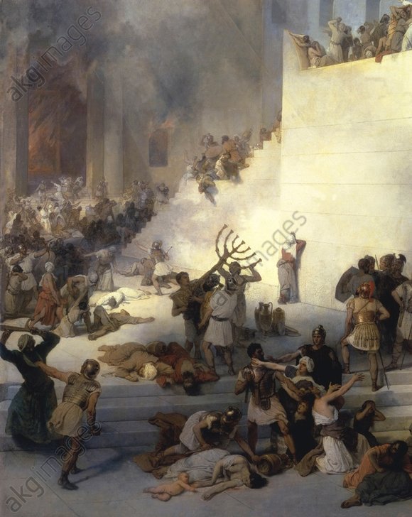 580x728 Akg Images - Destruction Of Jerusalem Painting