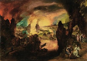 300x211 Sodom And Gomorrah Paintings Fine Art America - Destruction Of Sodom And Gomorrah Painting