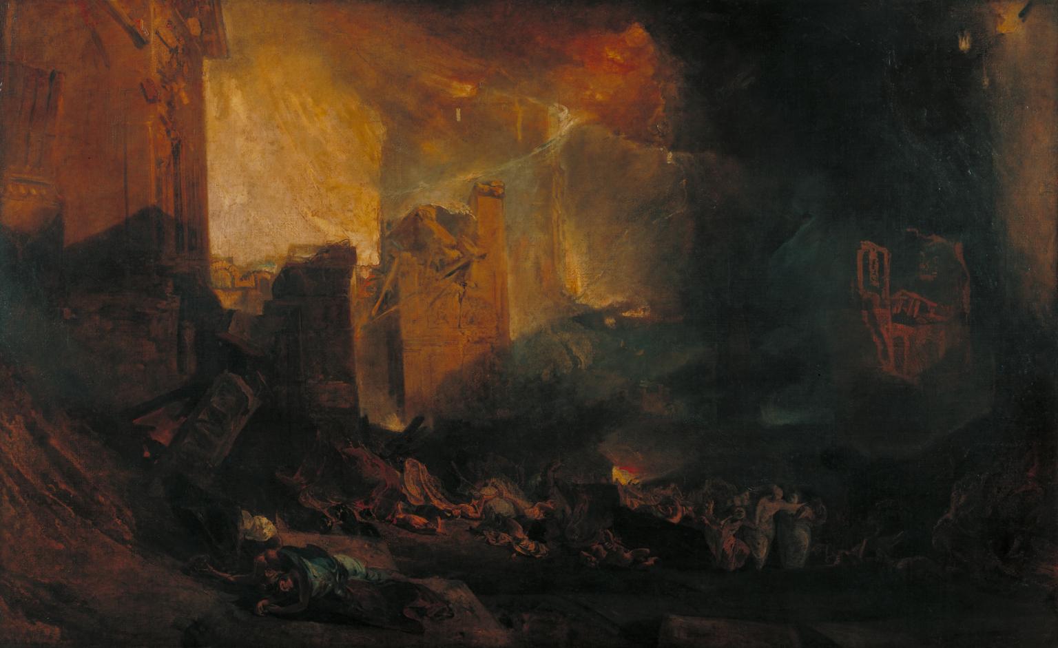 1536x941 The Destruction Of Sodom', Joseph Mallord William Turner - Destruction Of Sodom And Gomorrah Painting