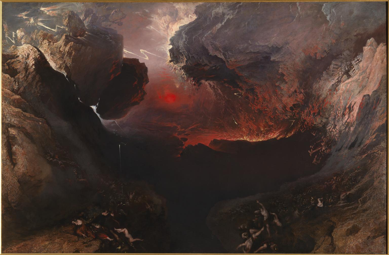 1536x1007 The Great Day Of His Wrath', John Martin, 1851 3 Tate - Destruction Of Sodom And Gomorrah Painting