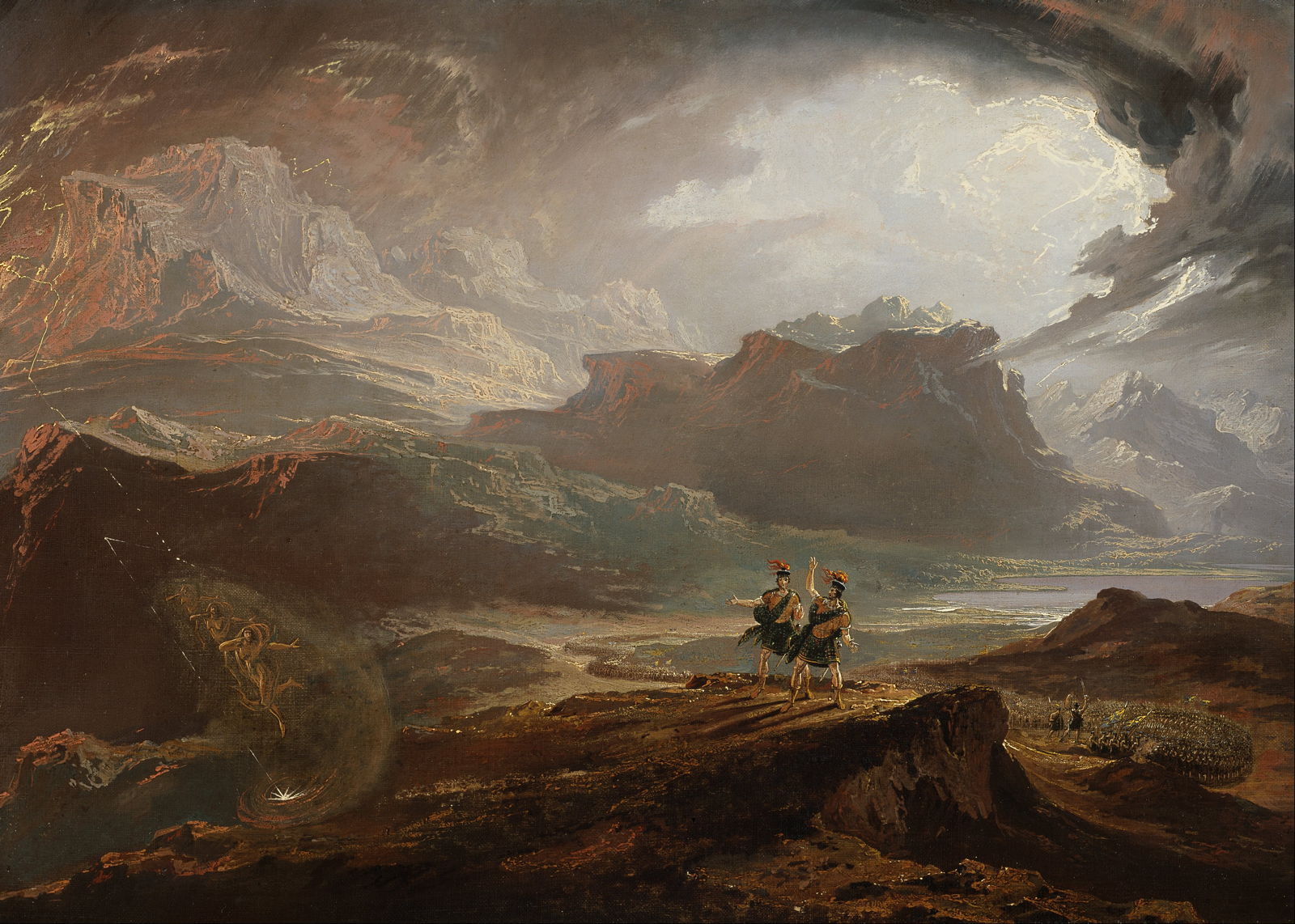1600x1142 The Story In Paintings John Martin, More Than The Apocalypse - Destruction Of Sodom And Gomorrah Painting