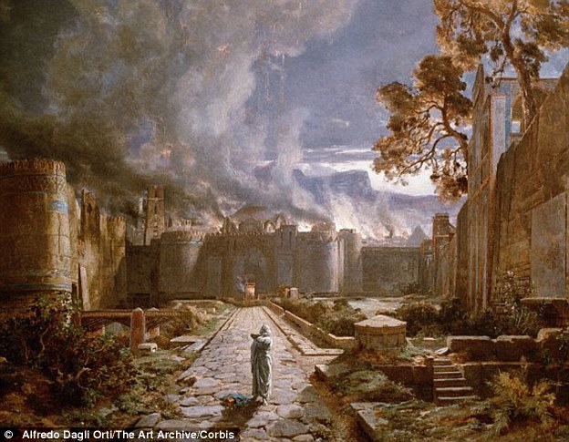 624x485 Archaeologists Uncover Another Impressive Biblical Find The City - Destruction Of Sodom And Gomorrah Painting