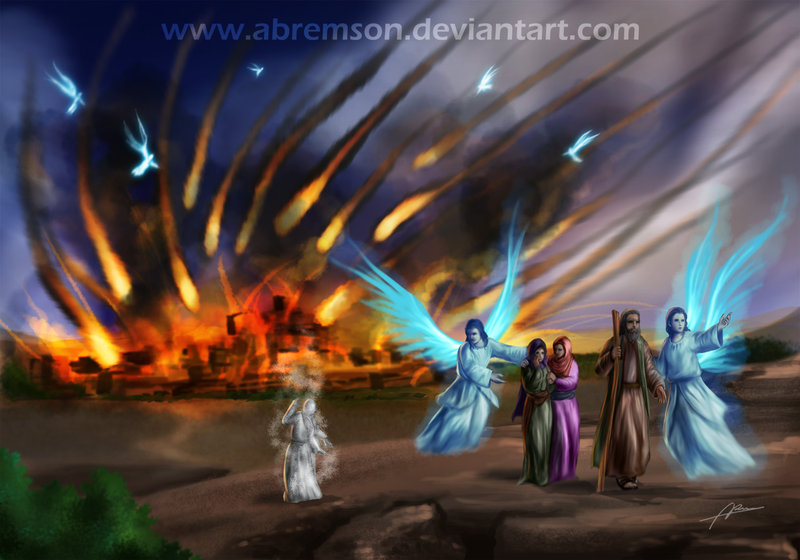 800x560 Destruction Of Sodom And Gomorrah By Abremson - Destruction Of Sodom And Gomorrah Painting