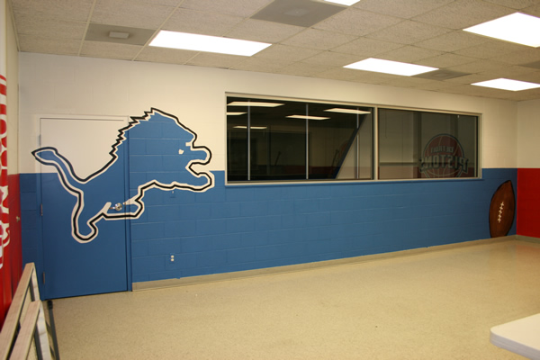 600x400 Everything's An Easel Provides Custom Art Work In The Canton, Ann - Detroit Lions Painting