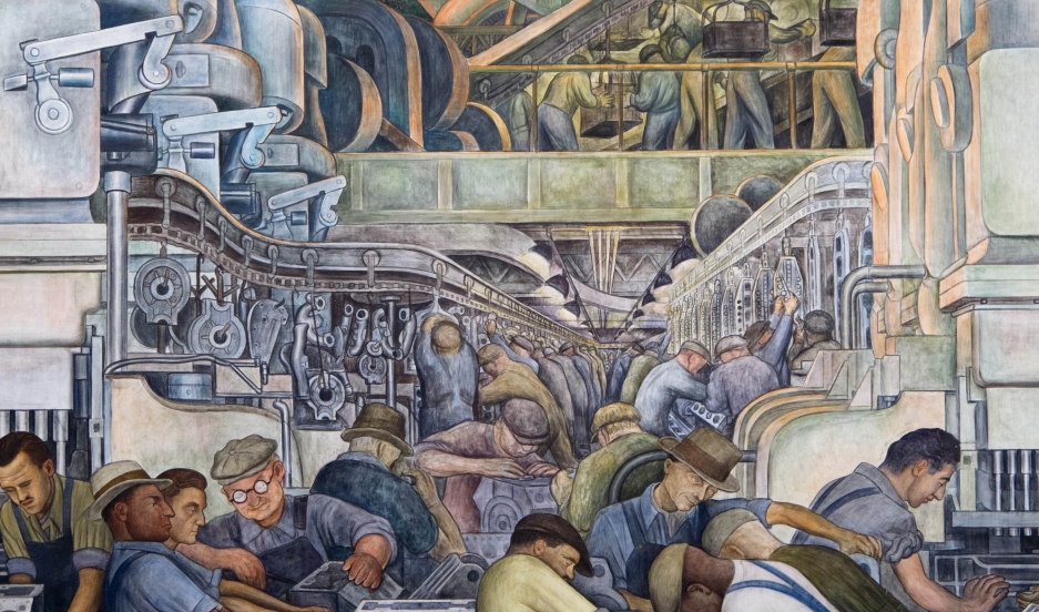 937x552 New Detroit Art Exhibit Features Works Of Diego Rivera And Frida - Detroit Painting