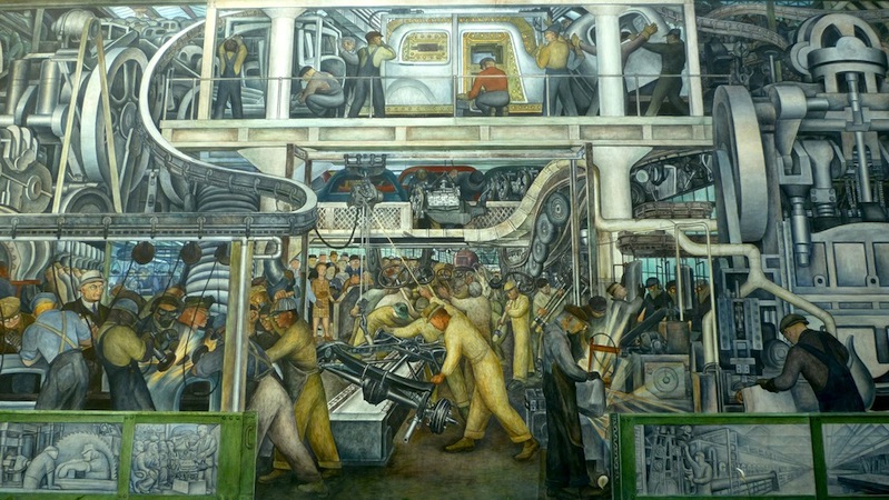 799x450 Rivera, Detroit Industry Murals (Article) Khan Academy - Detroit Painting