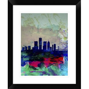 310x310 Detroit Skyline Canvas Wayfair - Detroit Skyline Painting