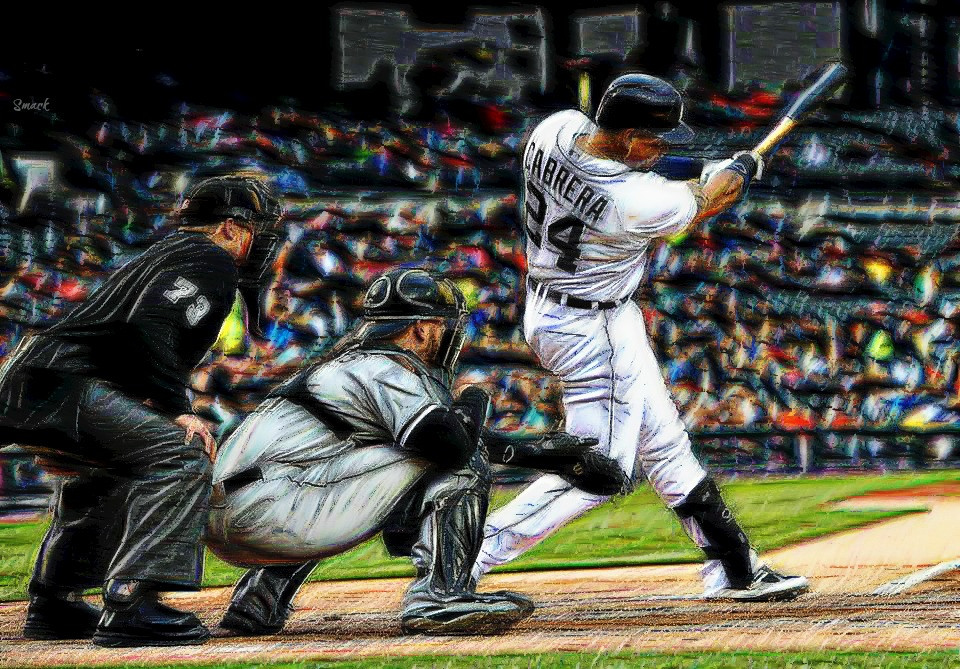 960x669 Miguel Cabrera - Detroit Tigers Painting