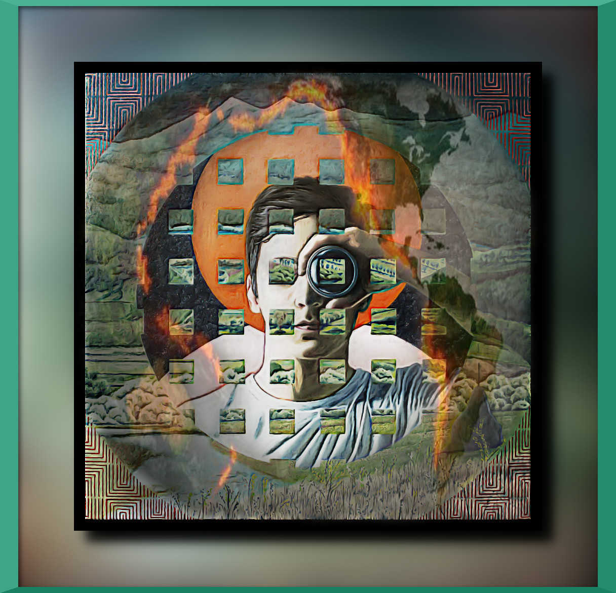 1216x1171 Fallen Angels The Truth Will Set You Free - Devil And Angel Playing Chess Painting