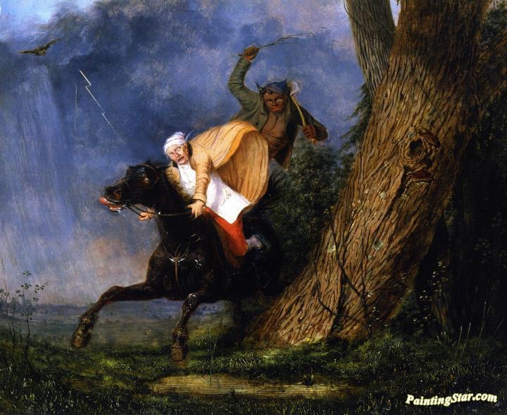 720x590 The Devil And Tom Walker Artwork By Charles Deas Oil Painting - Devil Painting