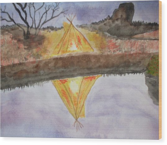 537x468 Devils Tower Wyoming Painting By Warren Thompson - Devils Tower Painting