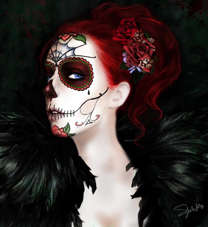 856x933 Dia De Los Muertos Photo Painting By Syoshiko - Dia De Los Muertos Painting