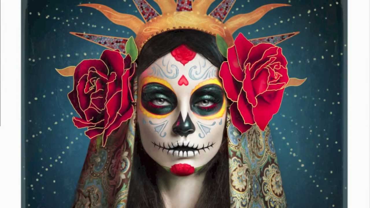 1280x720 De Los Muertos - Dia De Los Muertos Painting