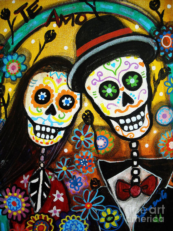 600x800 Dia De Los Muertos Paintings Fine Art America - Dia De Muertos Painting