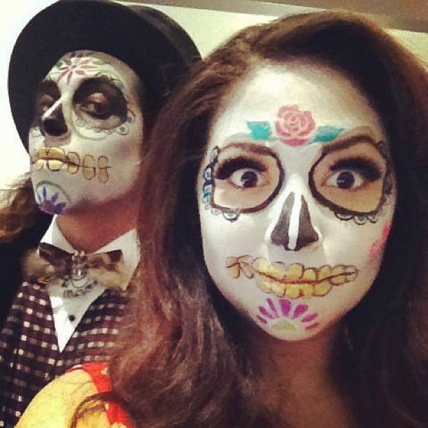 612x612 Dia De Los Muertos Face Paint Tutorial - Dia De Muertos Painting