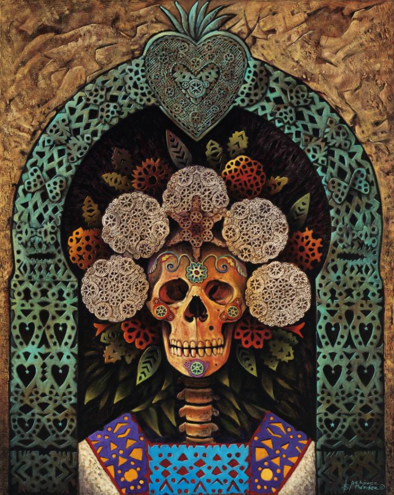 Dia De Muertos Painting at PaintingValley.com | Explore collection of ...